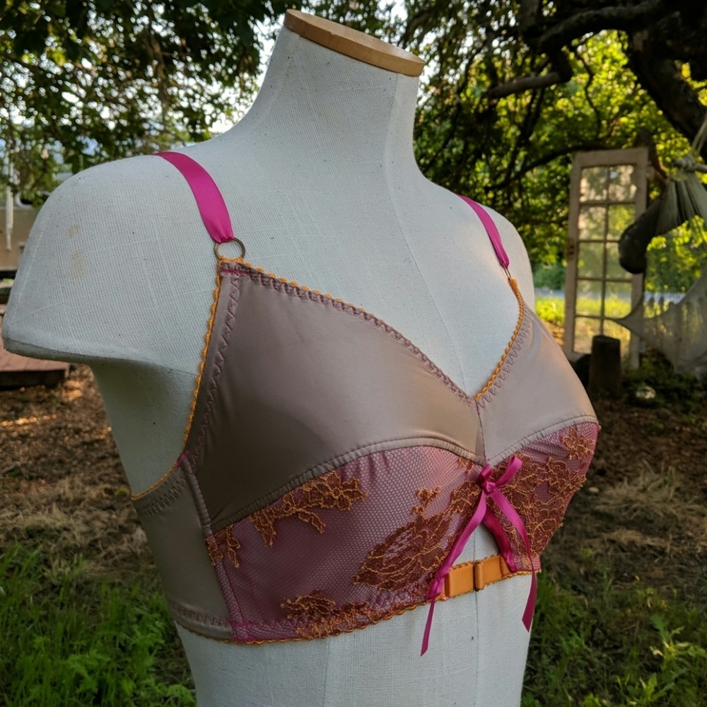 Made By Niki Satin Bra